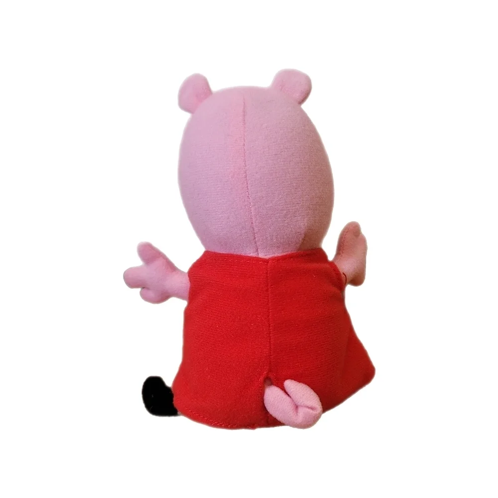 Peppa Pig Plush 8" Stuffed Animal Pink Duck Shirt - Picture 4 of 6